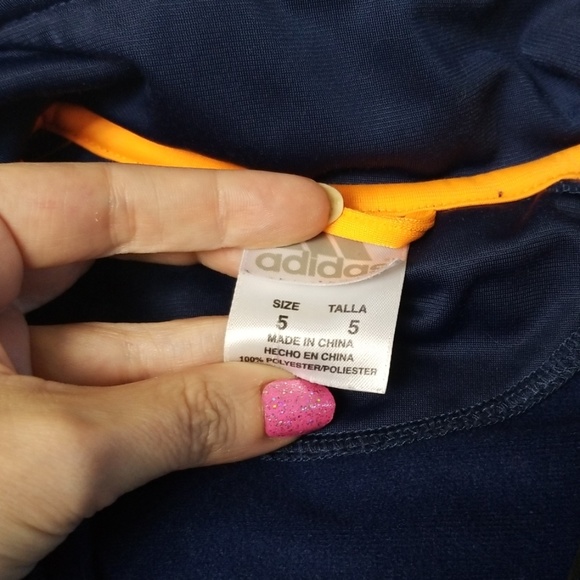 Kid’s Adidas Full Zip Jacket with pockets - Picture 4 of 6